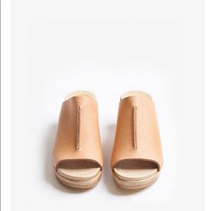 No 6 wedge clogs ( label rubbed off)